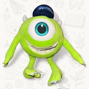 Disney Parks Mike Wazowski Monsters University Plush 12”